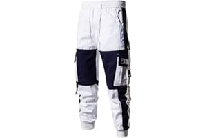 ausuky Pittori e Decoratori Lavoro Cargo Combat Pantaloni Pantaloni con Ginocchiere Tasche
