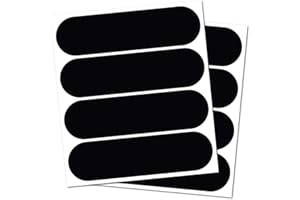 RUMGUG 2 x Set Reflektierende Aufkleber für Motorradhelm, Universal Retro Fahrrad Aufkleber Reflektoren Helm Helmaufkleber Reflektierend, Schwarz Reflektor Nacht Sichtbarkeit Signalisierung für Motorrad (A)