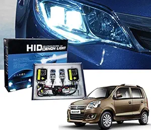 Auto Pearl - Car HID Light Kit Bulbs H4 6000k Automotive Headlight Bulbs Auto Conversion Driving Lamp High Intensity Discharge Kit Xenon White Light for - Wagon R Model (Set of 2 Pcs)