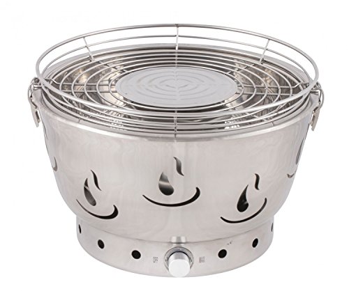 Preisvergleich Produktbild Tischgrill Airbroil Junior Edelstahl