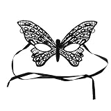 Gazechimp Schwarz Schmetterling Venetianische Maskerade Damen Augenmaske Maske - 