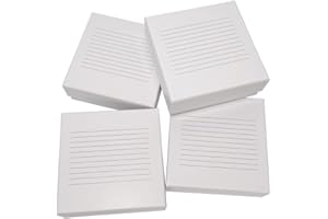 LABBOX KENZIUM – Confezione di 4 x Scatola di Cartone Congelabile per Criotubi | per 81 criotubi di diametro massimo 14 mm (2 ml) | Colore Bianco | Ideale per Laboratorio, per Stoccaggio