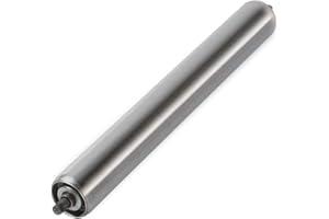 APMOE Rulli Trasportatori Industriali - Trasportatore Rullo Diametro 25mm/32mm/38mm/50mm/60mm Rullo in Acciaio Inossidabile Ricambio per Nastri Trasportatori/Rimorchi per Barche/Tosaerba(D 50 mm,L 300 mm)