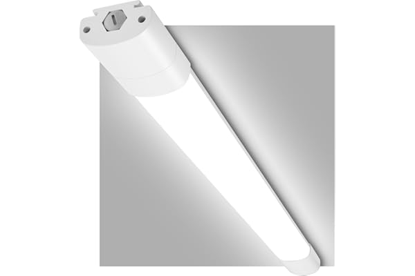 LEOEU Neon LED 120 cm, 36W, 4400lm, Blanc Neutre 4000K, IP65 Étanche, Plafonnier LED Rectangulaire pour Garage, Atelier, Cave, Magasin, Couloir