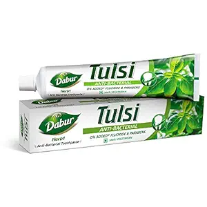 Dabur Herb'l Tulsi - Anti Bacterial Toothpaste - 200 g