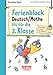 Einfach lernen mit Rabe Linus - Deutsch / Mathe Ferienblock 2. Klasse by Dorothee Raab, Stefan Leuchtenberg