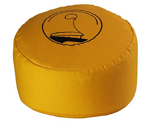 KlarGeist Meditationskissen Yogakissen Zafu, für Anfänger Ungelenkige & Profis - 6