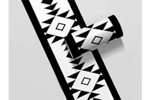 GUEST RUYUNLAI Cenefas Adhesivas Para Paredes Pvc Cenefa Autoadhesiva Para DecoracióN De Pared De Cocina BañOÁrbol blanco y negro 10cm X 500cm