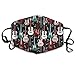 Produktbild Rock and Roll Guitars Anti-Dust Earloop Mouth Masks for Damen Men, Anti Flu Pollen Germs Climbing Half Face Mouth Mask – Adjustable Band Face and Nose Cover