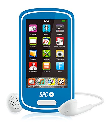 SPC Pure Sound Camera - Reproductor MP5 de 4GB, color azul