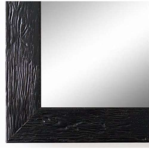 Spiegel Wandspiegel Badspiegel - Rimini Schwarz 3,0 - handgefertigt - 200 Größen zur Auswahl - Modern, Landhaus, Shabby - 40 x 90 cm AM