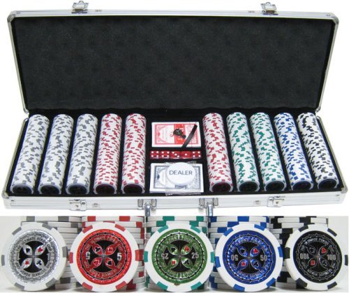 Preisvergleich Produktbild 13.5g 500pc Ultimate Poker Chip Set by JPC
