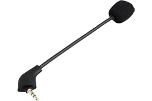 SOPWMAP Micrófono Reemplazo de cloud 2, Auriculares Gaming Compatible con HyperX 3,5 mm para PS4, PS5, Mac, PC