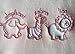 Personalised Pink Animals Baby Blanket. Great Baby Gift.