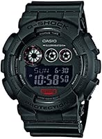 G-Shock Men's Quartz Watch with Black Dial Digital Display and Black Resin Strap GD-120MB-1ER