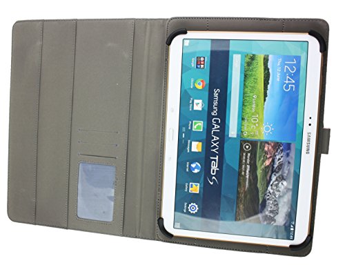 Emartbuy® Denver TIQ-11003 10.6 Zoll Tablet Universalbereich ( 10 – 11 Zoll ) Baby Rosa Multi Angle Exekutiv Folio Mappen Kasten Abdeckung mit Kartensteckplätze + Eingabestift - 4