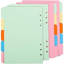 Divisori A5 Colorati - 25 Fogli Per Raccoglitori E Quaderni - Foto 10