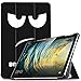 Produktbild IVSO Hülle für Huawei MediaPad M5 Lite 10, Ultra Schlank Slim Schutzhülle Hochwertiges PU mit Standfunktion Perfekt Geeignet für Huawei MediaPad M5 Lite 10 10.1 Zoll 2018 Modell, Soot Eye