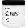 Golden Artist Colors OPEN ACR GEL MED GLOSS 8oz
