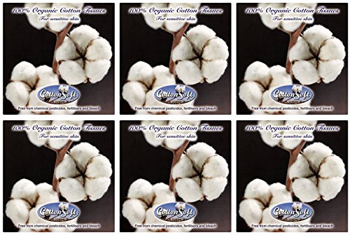 (6 PACK) - Cotton Soft - Facial Tissue Cube | 56pieces | 6 PACK BUNDLE