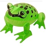 milton bradly 2 ranas hinchables de 39 cm, color verde
