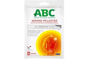 Beiersdorf AG ABC Värmeplåster, sensitiv, färglös (4-pack)