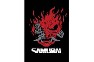 Displate - Poster en Métal - Monté sur Aimant - Cyberpunk 2077 - Samurai - Taille M - 32x45cm