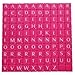 Produktbild Scrabble Fliesen Hot Pink mit weißen Buchstaben Art & Craft Spiel von London Heritage