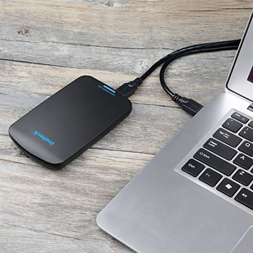 Inateck USB 3.0 Externes Festplattengehäuse für 9.5mm 7mm SATA HDD SSD Festplatten 2,5 Zoll, UASP und SATA3 kompatibel - 6