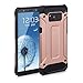 Price comparison product image Galaxy S7 Edge Case, Rugged Tough Dual Layer Armor Case Samsung Galaxy S7 Edge Protective Case Shockproof Case Cover for Galaxy S7 Edge [Heavy Duty] [Slim Hard Case] BY AMPLE® (ROSE GOLD)