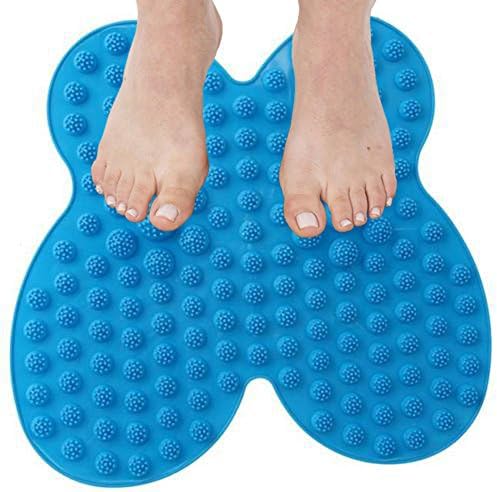 Foot Massager Reflexology Mat Foot Massage Mat Acupressure Mat Reflexology Board Therapeutic Massager,Reflexology Mat Foot Massager Tool for Feet Pain Tired Relief,Over 2800 Reflexology Points (2pcs)