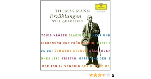 Mann T Erzahlungen 12 Cds Amazon De Mann Thomas Quadflieg Will Bucher