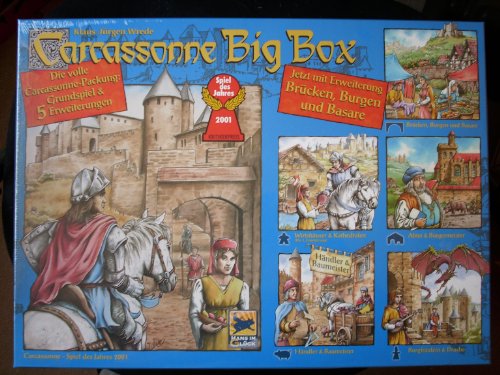 Carcassonne Big Box - Grundspiel & 5 Erweiterungen