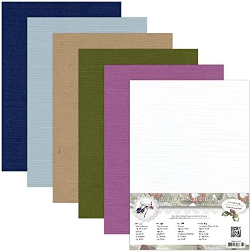 Marieke A5 Linnenpakket Precious Marieke Wonderful Christmas Cardstock