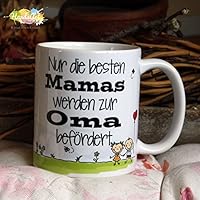 Kaffeebecher ~ Tasse - Nur die besten Mamas werden zur Oma befördert ~ Weihnachten Geschenk