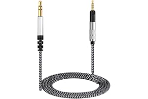 Tiandirenhe cavo di ricambio per Sennheiser HD598 HD558 HD518 HD 598 cuffie da 3.5 mm a 2.5 mm stereo Bass 1.8 m di cavi audio (HD598)