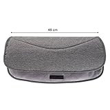 Handmuff / Handwärmer mit Thermo-Fleece, für Kinderwagen, Sportwagen oder Buggy, wasser- und windabweisend, atmungsaktiv – Melange Grey - 4