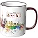 Produktbild Wandkings® Tasse, Schriftzug "Guten Morgen Berlin!" mit Skyline - BORDEAUX