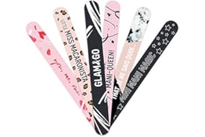 Le Mini Macaron - Lime à Ongle Peel Off - 6 Couches/Épaisseurs de limes - Design Girly - Efficace et Longue Durée - Pratique et Design - Accessoire pour Soins des Ongles