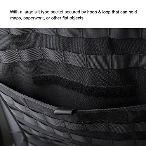 OneTigris Molle Rückenlehnenschutz taktischer Auto Rücksitz-Organizer (Schwarz) - 5