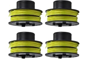 QOXEZY Linia szpuli Strimmer do RAC118 RLT3525S FAST POST, zamiennik szpuli, przycinarka do trawy, podwójna automatyczna szpula, wymienne wkłady do trymera, 4 sztuki