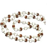 S.L Enterprises Rudraksha+ Sphatik Mala