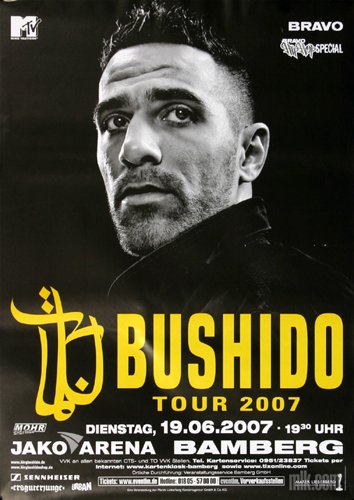 Preisvergleich Produktbild Bushido - Arena 2007 - Konzertplakat, Konzertposter