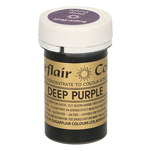 Preisvergleich Produktbild Sugarflair Gelfarbe Spectral Deep Purple - 25g