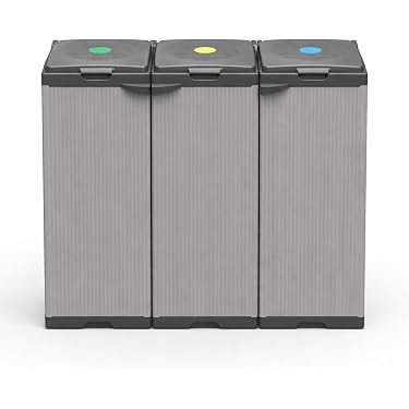 Pattumiera multifunzionale per gatti con coperchio a pressione dal design chiuso, ideale per il controllo degli odori nei rifiuti domestici adatti ai gatti