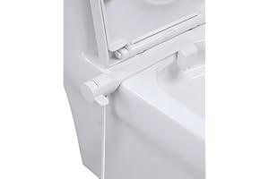 Hibbent Siège de toilette non électrique à eau froide avec réglage facile de la pression de l'eau, pulvérisateur mécanique de bidet