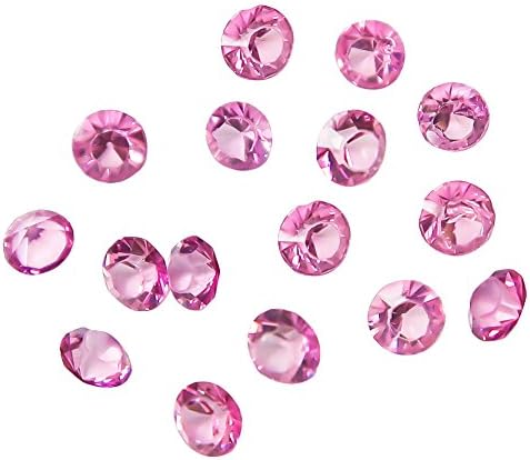 TOAOB 6000 Pieces Purple Table Scatter Crystals Acrylic Diamonds Rhinestones 3mm for Table Decorations Wedding Decoration Bridal Shower Decoration