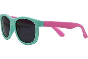 SURF MONKEY Lunettes de soleil POLARISÉES Garçon/Fille | UV400 Protection 100% UVA et UVB Sûr | Sans BPA | 3-12 ans