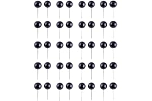 Milisten 300pcs Plastic Safety Eyes Black Bead Doll Eyes DIY Craft Making Accessories for Needle Felting Doll Puppet Plush Animals 4mm