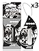 Produktbild AREON Liquid Auto Parfüm Schwarz Kristall Autoduft Hängend Duftflakon Parfüm Flakon Lufterfrischer Aufhängen Anhänger Spiegel 5ml 3D (Black Crystal Pack x 3)